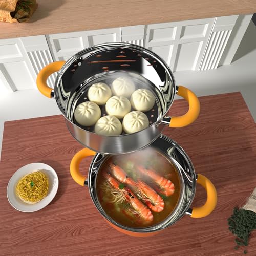 Vegetable Steamer (Set/3 Steamer pot)