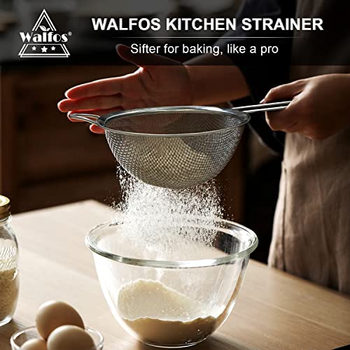 Fine Mesh Strainer Set of 3 (2.7", 4.6", 7" (3pcs))