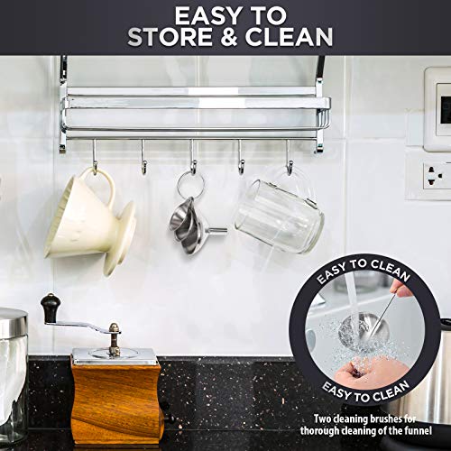 Kitchen Funnels for Filling Bottles (3PCS Funnel Set)
