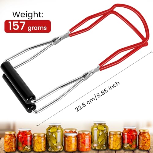 Canning Jar Lifter Tongs (Red)