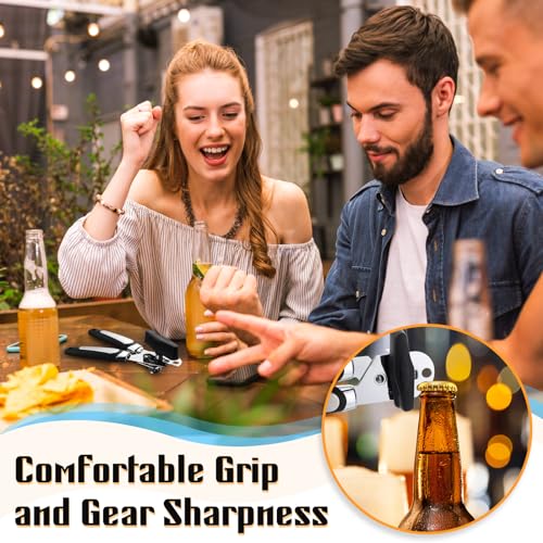 12 Pcs Manual Can Opener Bulk Sharp Blade Smooth Edge Handheld Tool