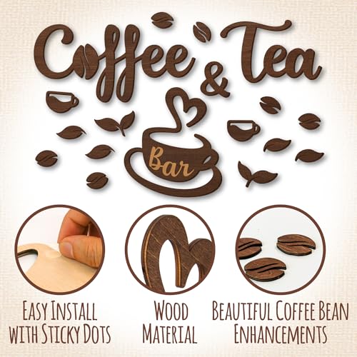Coffee and Tea Bar Sign (But first coffee sign)
