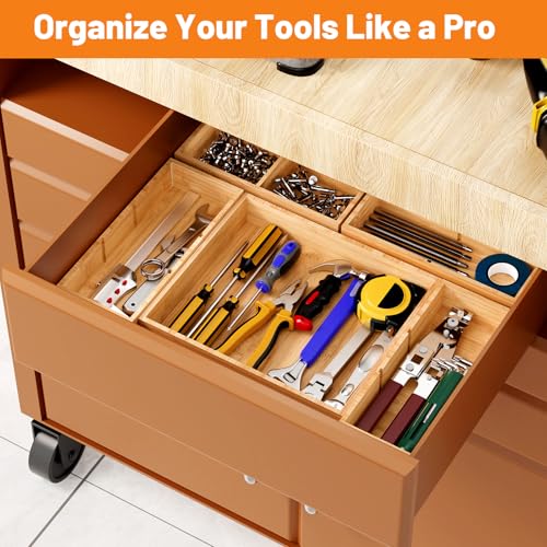 Bamboo Drawer Organizer