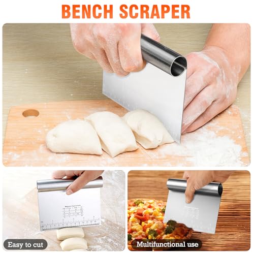 Stainless Steel Biscuit Cutter Set (3 Pcs Pastry Cutter Set)