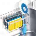 Sponge Holder for Kitchen Sink (Silver)
