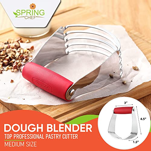 Medium Dough Blender Hand Tool (Red / 3" Medium)