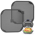 2 PCS Silicone Splatter Shield for Ninja Crispi Replacement Parts (Gray)