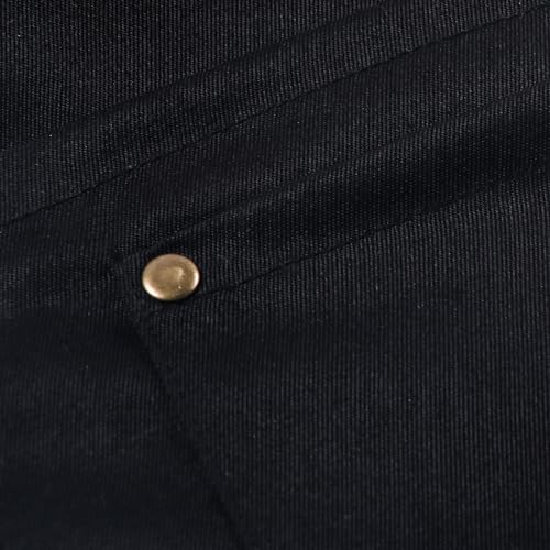 Server Apron with 5 Pockets (Black)