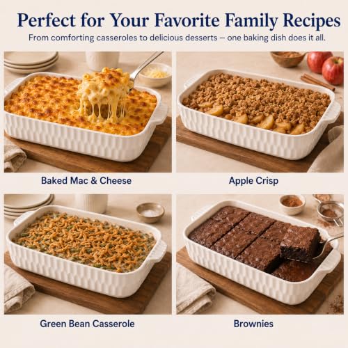 4.7QT Casserole Dishes for Oven