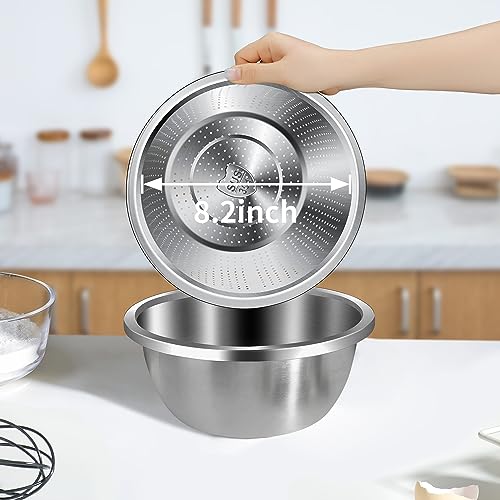 Colander Stainless Steel 4 (4QT / Black)