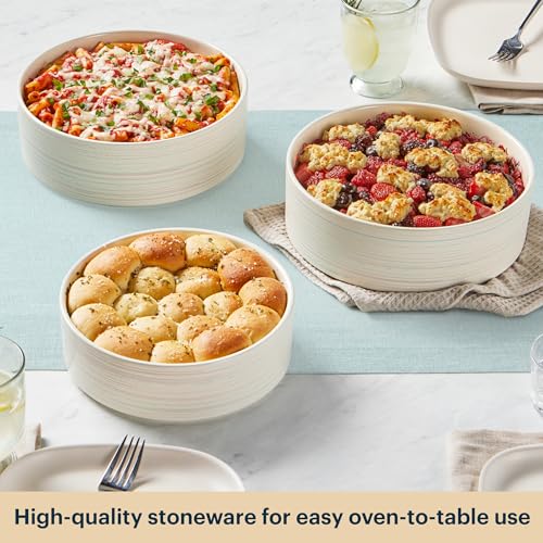 3 Piece Round Ceramic Nonstick Bakeware Set (3 Piece / Round)