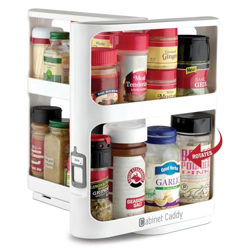 Spice Rack Organizer for Cabinet (Cabinet Caddy)