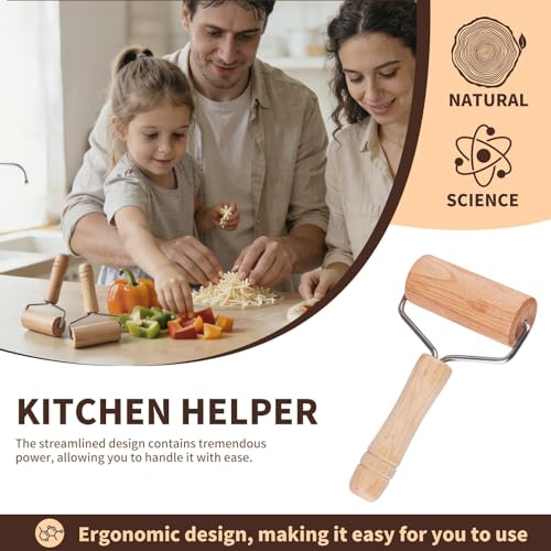 Pastry and Pizza Baking Roller Pin (T-Maple)