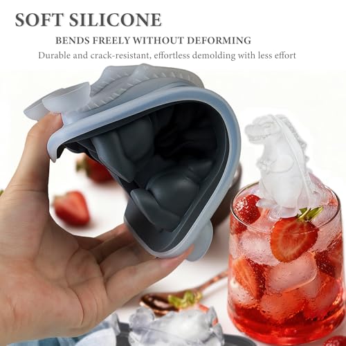 Dinosaur Ice Cube Tray (Balck Dinosaur)