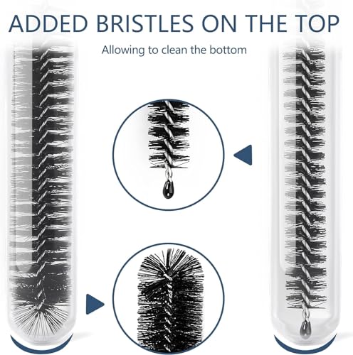 Straw Cleaner Brush Set (11.8 Inch Black)