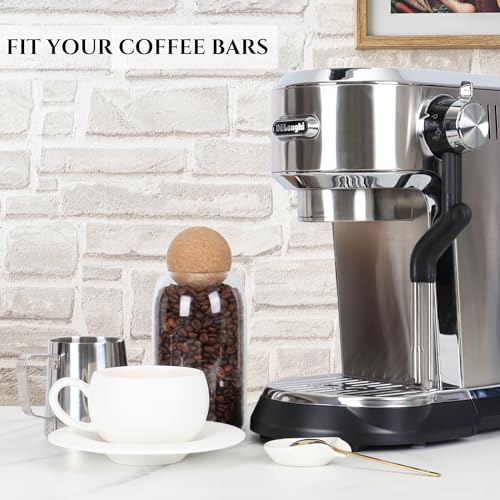 Coffee Spoon Rest for Coffee Bar Accessories Ceramic Coffee Spoon Holder (White)