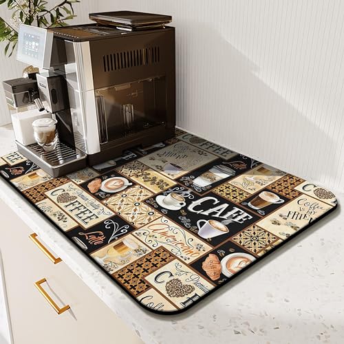 Fun Coffee Mat 19inx12in (Coffee-10-1 / 19" x 12")
