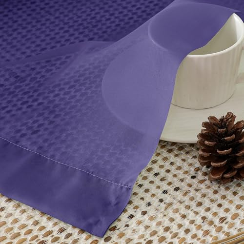 Purple Sheer Curtains 72 Inch Length 2 Panels Set (42"W x 72"L (Pack of 2) / Purple)