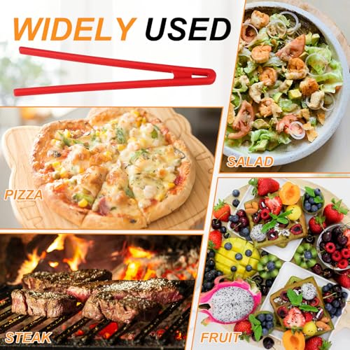 11.4" Silicone Toast Tongs (Green / 11.4")