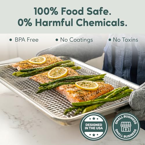 Aluminum Baking Sheet with Cooling Rack Set (Half Sheet (Value Pack))