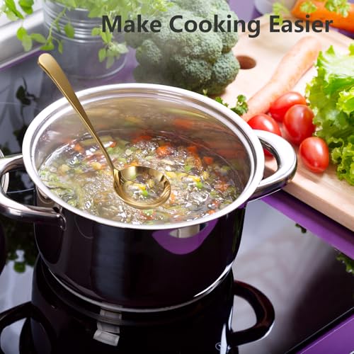 2 PCS Small Soup Ladle (Gold)