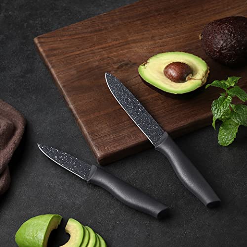 Kitchen Knife Set 12 PC Chef Knife Set Black (Black / 12-Piece)