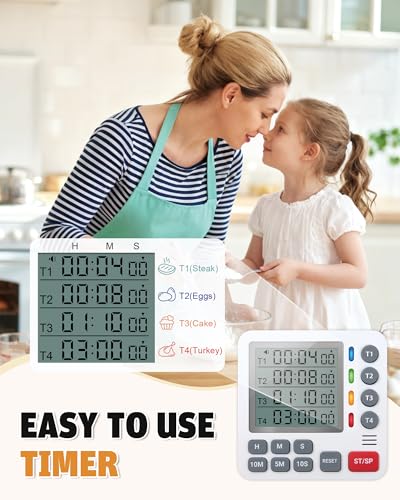 Digital Kitchen Timer (White)