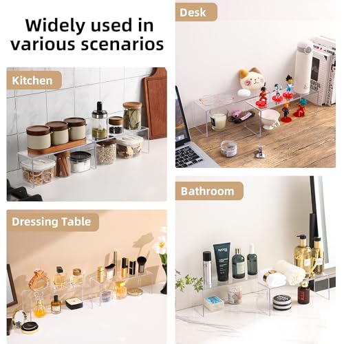 Cabinet Shelf Organizer (4 Pack)