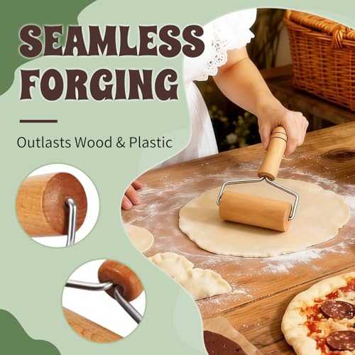 Small Wooden Rolling Pin for Baking (GMZ-T)