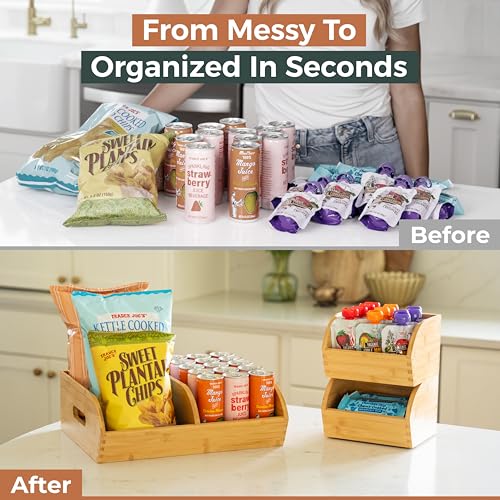 Potato and Onion Storage Bin (Bamboo)