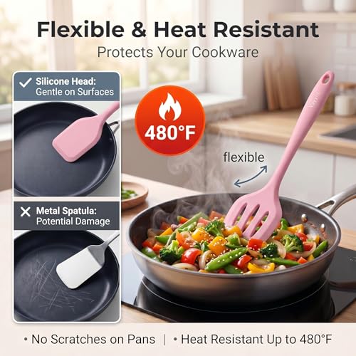 Cooking Utensils Set (Pink)