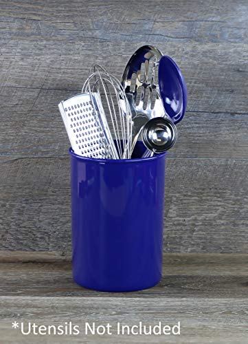 Calypso Basics Multipurpose Cookware Storage Crock (Utensil Holder / Indigo)