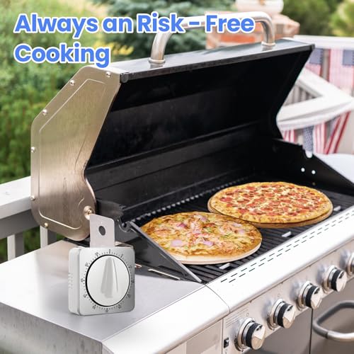 Kitchen Timers for Cooking (White)
