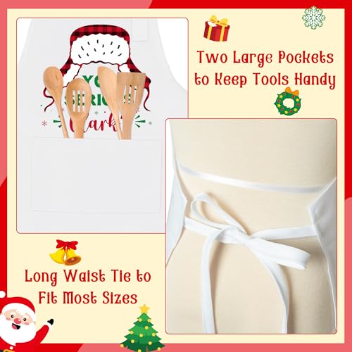 Christmas Matching Aprons for Couples (Christmas Holiday C)