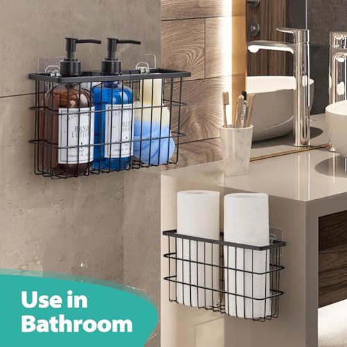 2 Pack Cabinet Door Organizer (Black)