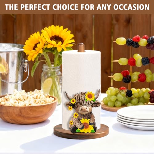 Highland Cow Paper Towel Holder (Highland Cow)