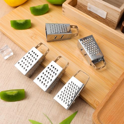 6Pcs Mini Box Graters (7.80X3.80X2.80CM)