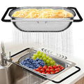 Over the Sink Colander (Light Black)