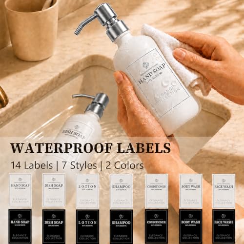 White Glass Soap Dispenser 2 Pack (Off-white)