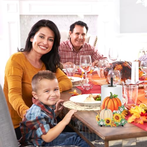 Fall Paper Towel Holder (Pumpkin)
