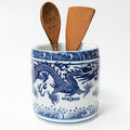 Kitchen Utensil Holder for Kitchen Countertop (White)