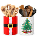 2 Pcs Christmas Utensil Holder Christmas Kitchen Decoration (Christmas Tree)