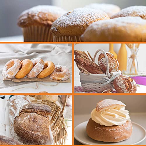 5 Pc Biscuit Cutters (4 Pcs Pastry Cutter Set with 3 Cup Flour Sifter)
