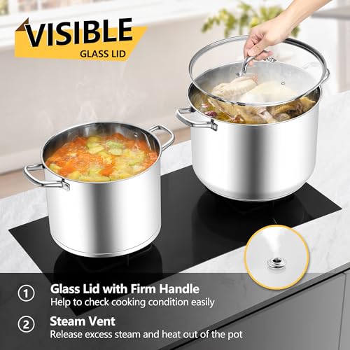 Stainless Steel Stock Pot (24 Quarts)