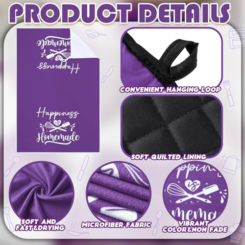 6 Pcs Kitchen Decor Accessories Set (Purple / Kitchen)