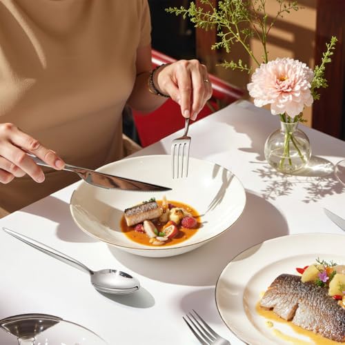 18 10 Silverware Set for 6 (Silver / 30-Piece)