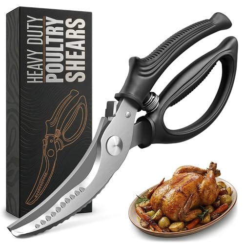 Poultry Shears Heavy Duty (Deep Black)