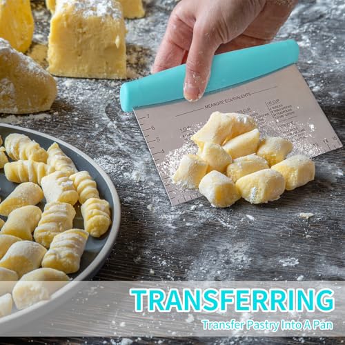 Pastry Blender & Bench Scraper (Turquoise)