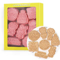8 Pcs Cookie Cutters Set 3D Holiday Cookie Cutters for Party Baking Decoration (Birthday Theme (8 Pcs))