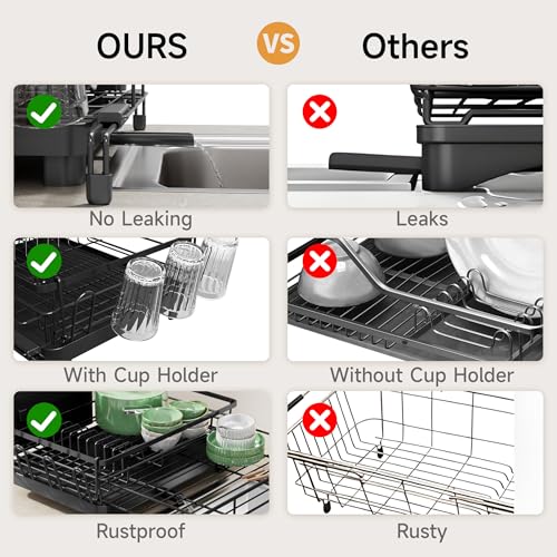 Dish Drying Rack (Black)